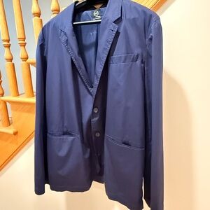 Alexander McQueen Men’s Navy Cotton Blazer | IT 56 (US 46)